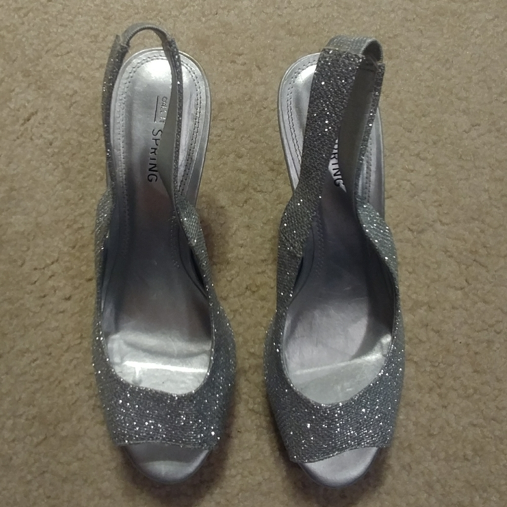 Call it Spring Glitter Heels